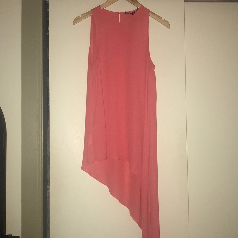 bcbg maxazria asymmetrical tank top